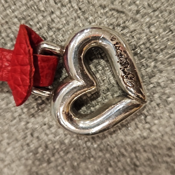 Vintage Brighton Red Croc Embossed Leather Handbag - Picture 10 of 16